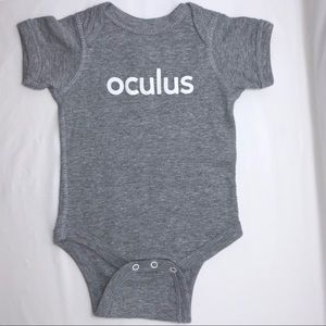 OCULUS Baby Unisex One Piece Logo Bodysuit NEWBORN